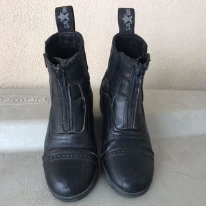 Saxon Syntovia Kid Zip Up Paddock Boot size 12